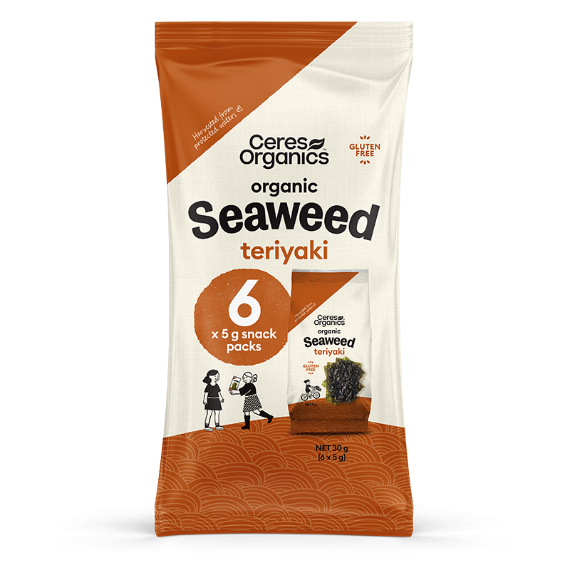 Ceres Organics Seaweed Teriyaki Multipack - 6 x 5g - L'Organic