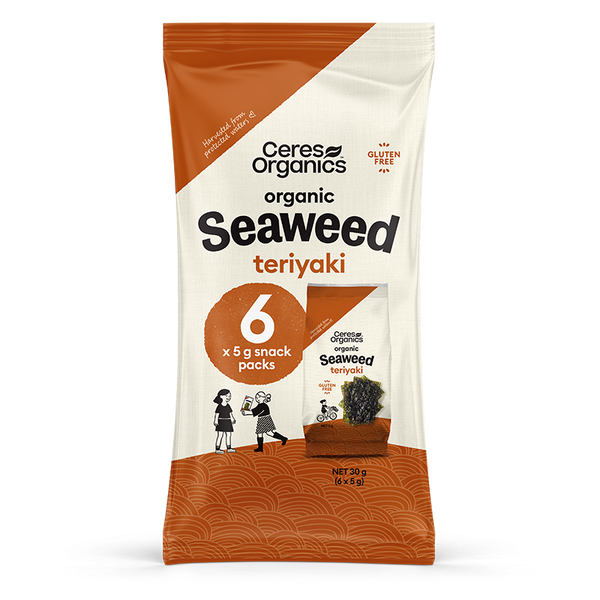 Ceres Organics Seaweed Teriyaki Multipack - 6 x 5g - L'Organic