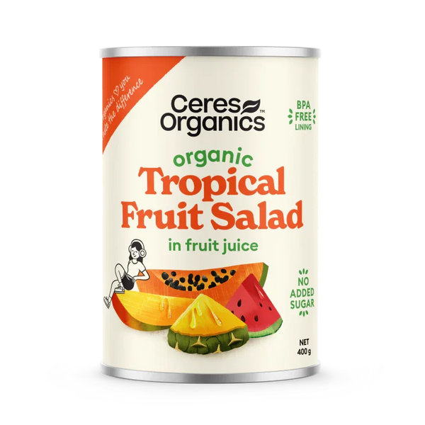 Ceres Organics Tropical Fruit Salad in Fruit Juice - 400g - L'Organic