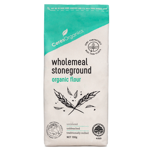 Ceres Organics Wholemeal Stoneground Flour - 800g - L'Organic