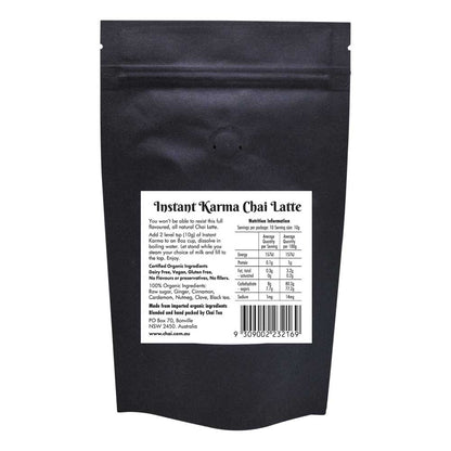 Chai Tea Instant Karma Organic Chai Latte - 150g
