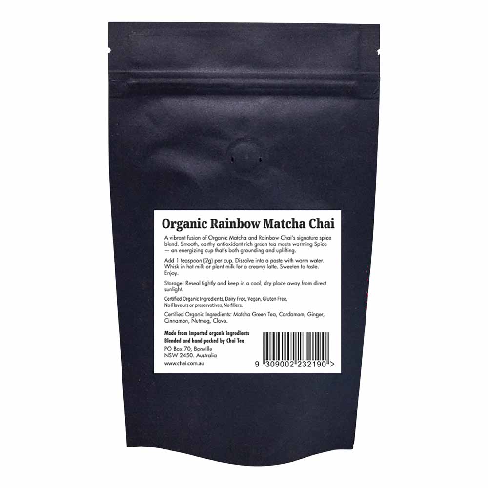 Chai Tea Organic Rainbow Matcha Chai - 100g