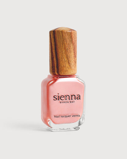 Sienna Nail Polish Charm - Warm Pink Satin - 10ml