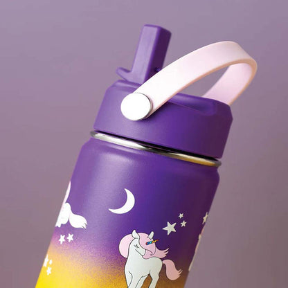 Cheeki Insulated Kids Water Bottle Unicorn - 400ml