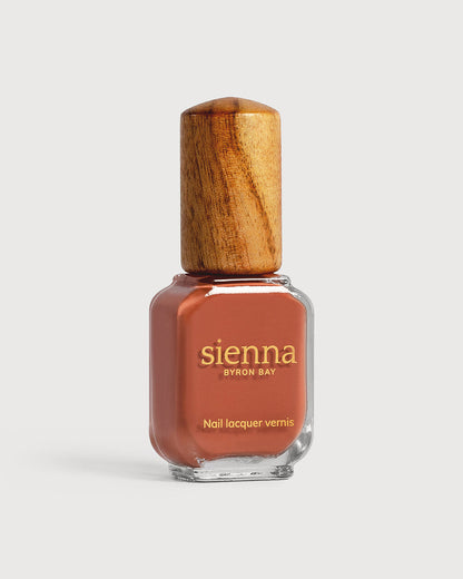 Sienna Nail Polish Courage - Warm Terracotta - 10ml