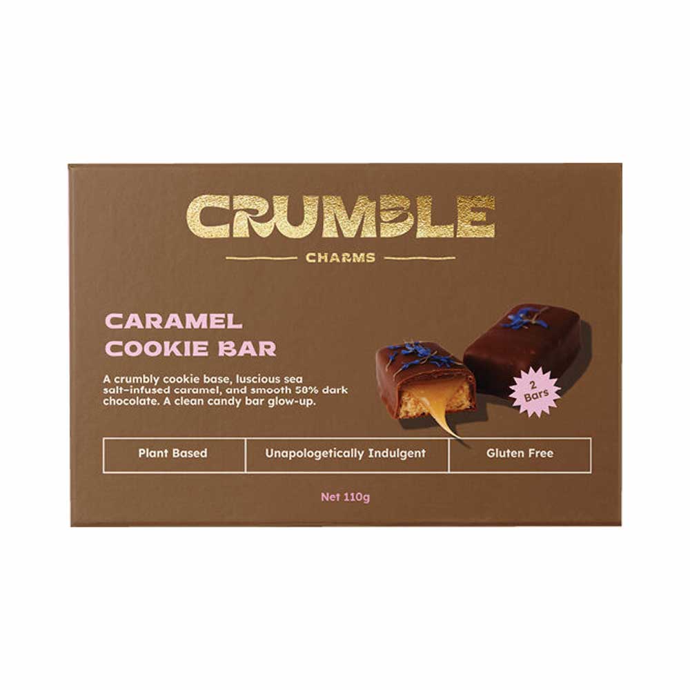 Crumble Charms Caramel Cookie Bar - 2 Pack