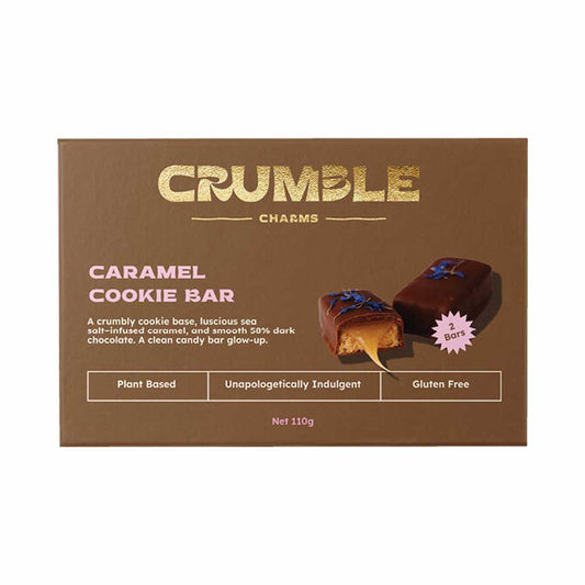 Crumble Charms Caramel Cookie Bar - 2 Pack