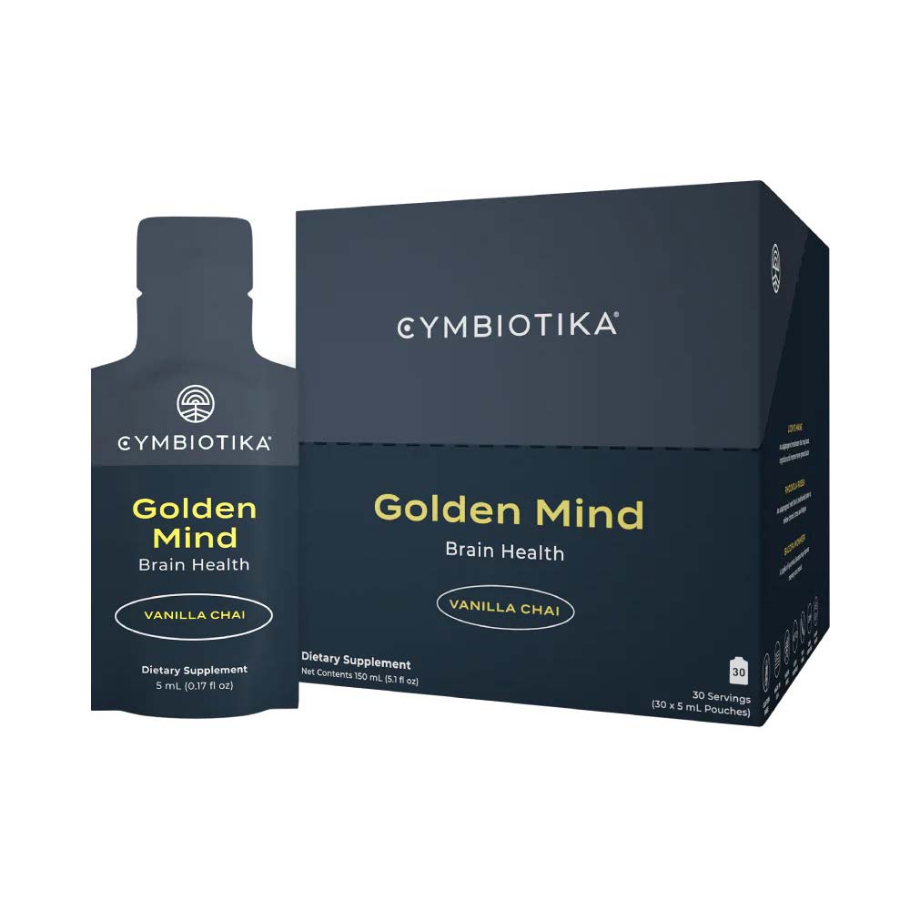 Cymbiotika Golden Mind Brain Health - 30 x 5ml Pouches