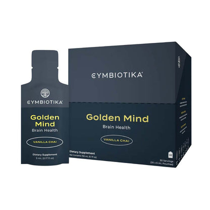 Cymbiotika Golden Mind Brain Health - 30 x 5ml Pouches