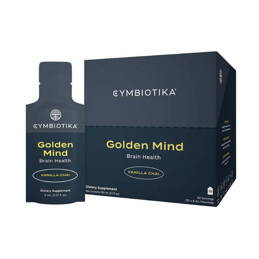 Cymbiotika Golden Mind Brain Health - 30 x 5ml Pouches