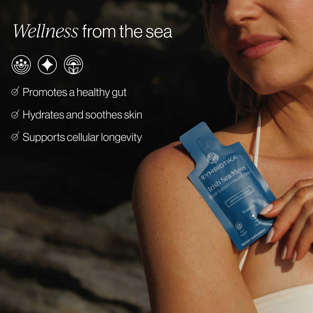 Cymbiotika Irish Sea Moss Supplement - 26 x 15ml Pouches