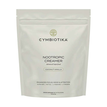 Cymbiotika Nootropic Creamer package on a white background