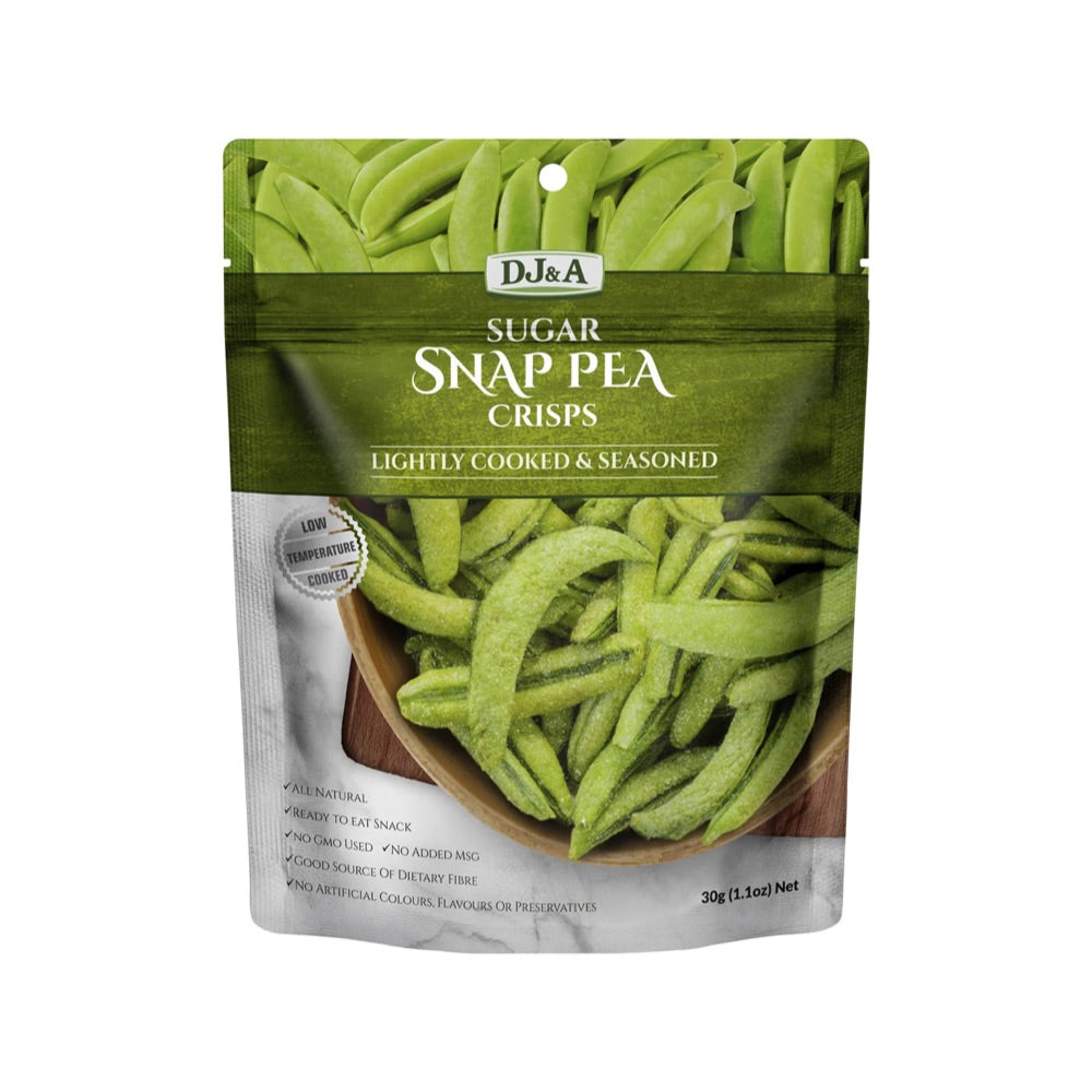 DJ&A Sugar Snap Pea Crisps - 10x30g