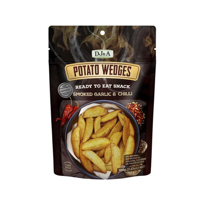 DJ&A Potato Wedges Smoked Garlic & Chilli - 9x100g