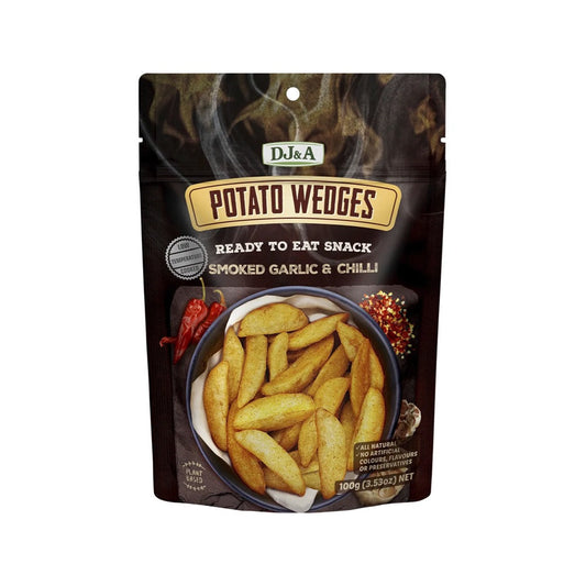 DJ&A Potato Wedges Smoked Garlic & Chilli - 9x100g