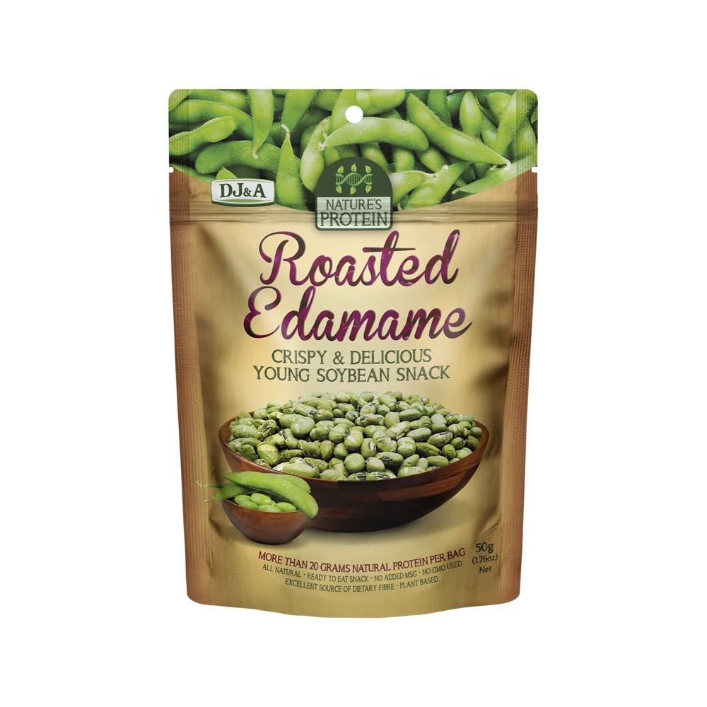 DJ&A Nature's Protein Roasted Edamame - 12x50g