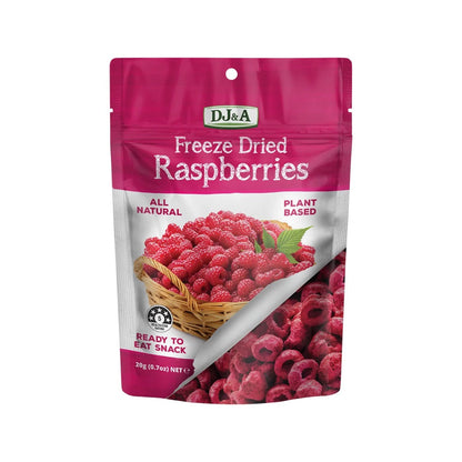 DJ&A Freeze Dried Raspberries - 10x20g