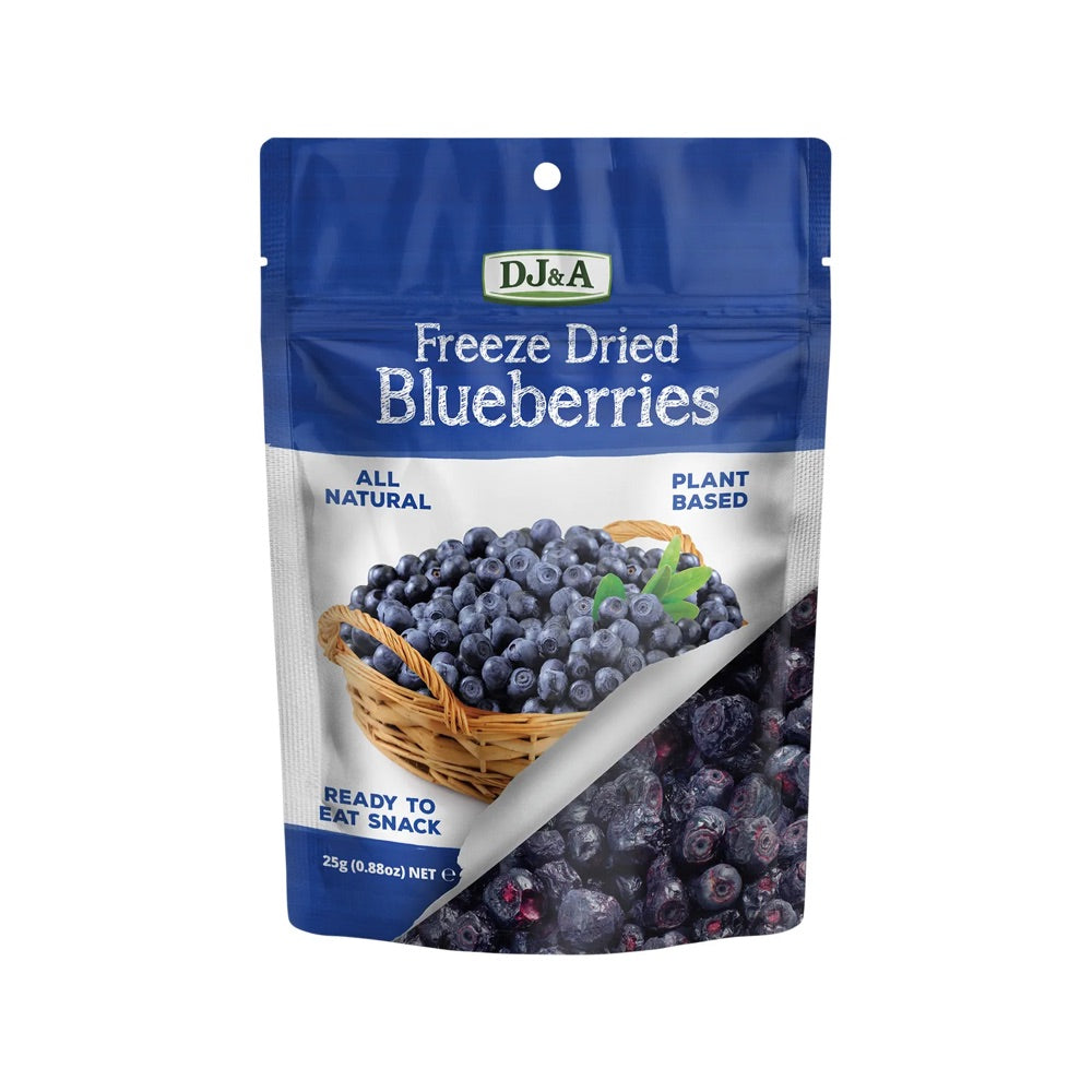 DJ&A Freeze Dried Blueberries - 10x25g