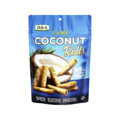 DJ&A Crispy Coconut Rolls - 20x70g