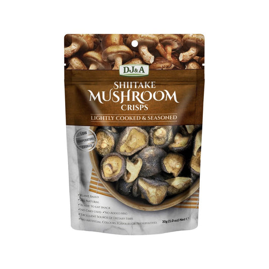 DJ&A Shiitake Mushroom Crisps - 12x30g