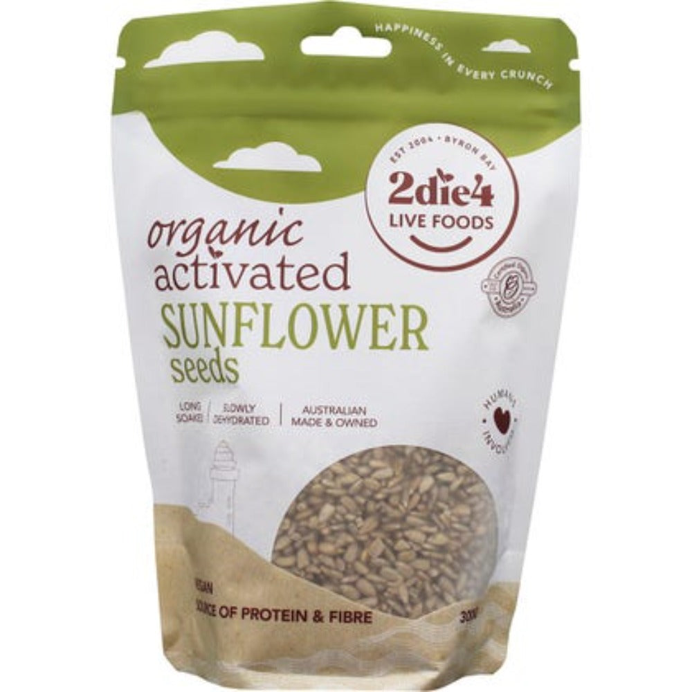 2DIE4 LIVE FOODS Activated Organic Sunflower Seed 300g - L'Organic