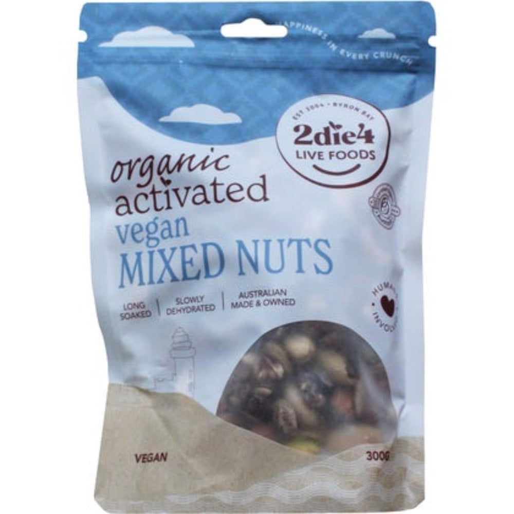 2DIE4 LIVE FOODS Activated Organic Vegan Mix 300g - L'Organic