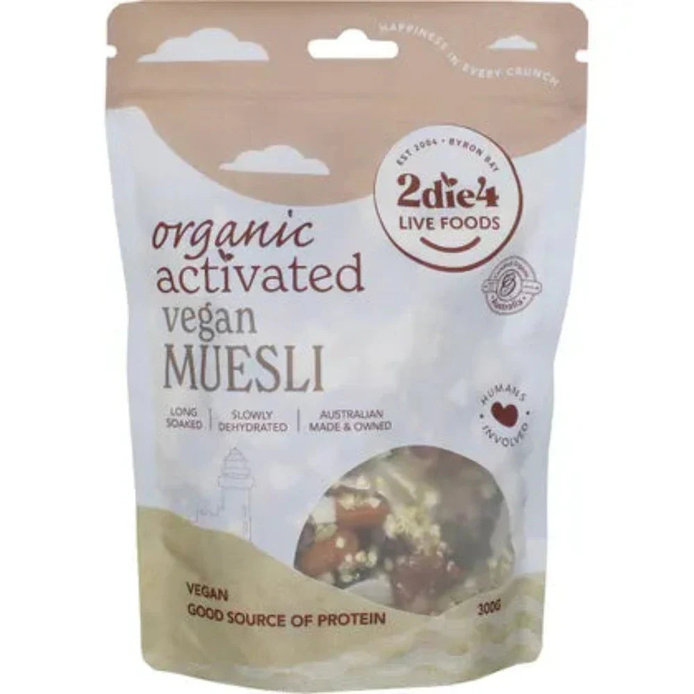 2DIE4 LIVE FOODS Activated Organic Muesli 300g - L'Organic