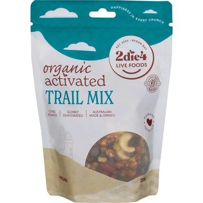 2DIE4 LIVE FOODS Organic Activated Trail Mix 250g - L'Organic