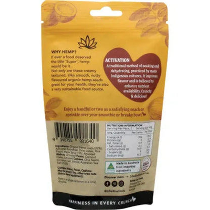 2DIE4 LIVE FOODS Hemptations Salted Maple 80g - L'Organic