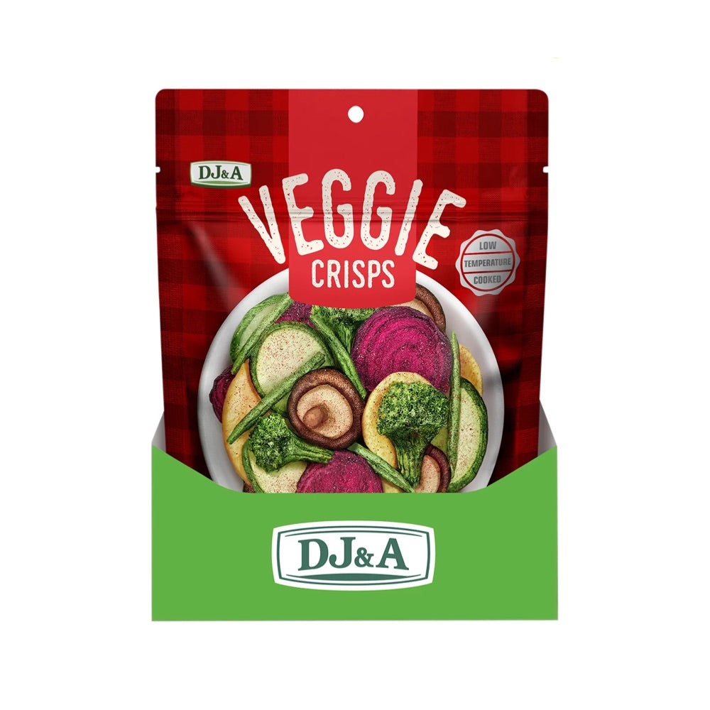 DJ&A Veggie Crisps Hot & Spicy - 9x90g