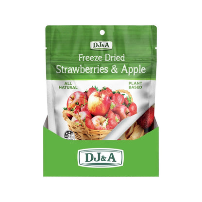 DJ&A Freeze Dried Strawberries & Apple - 10x25g