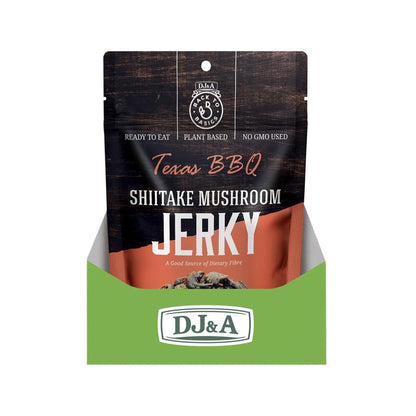 DJ&A Shiitake Mushroom Jerky Texas BBQ - 12x60g