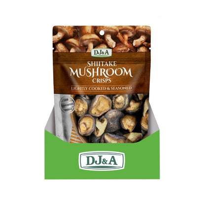 DJ&A Shiitake Mushroom Crisps - 12x30g