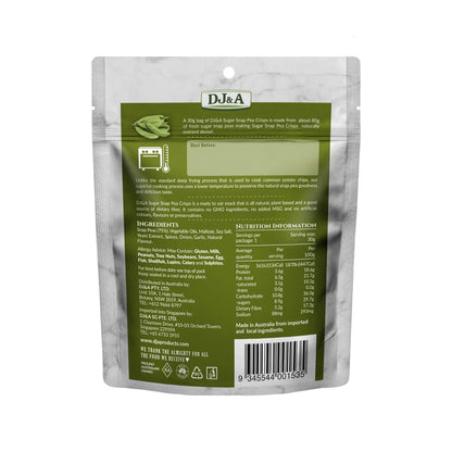 DJ&A Sugar Snap Pea Crisps - 10x30g