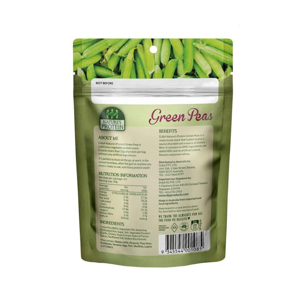 DJ&A Nature's Protein Green Peas - 12x75g