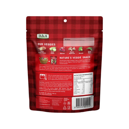 DJ&A Veggie Crisps Hot & Spicy - 9x90g