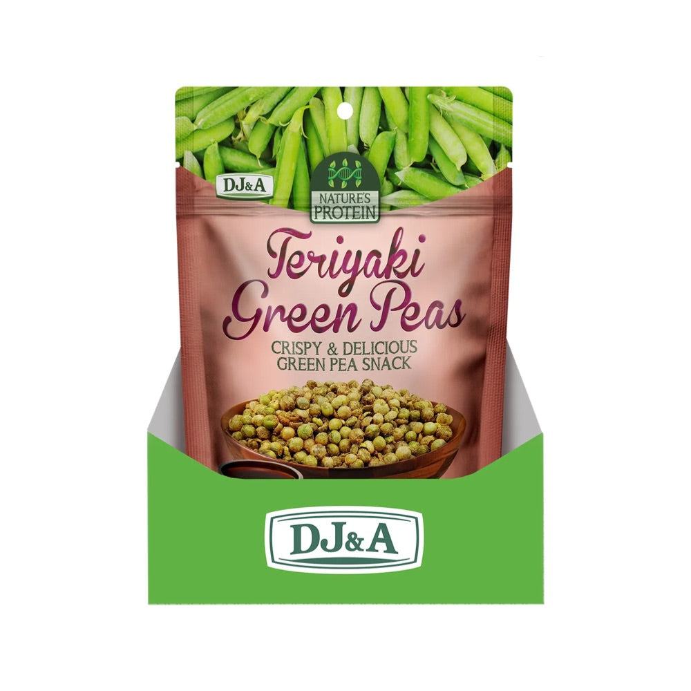 DJ&A Nature's Protein Teriyaki Green Peas - 12x75g