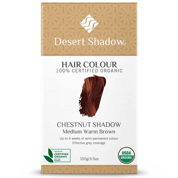 Desert Shadow Organic Hair Dye Chestnut Shadow - 100g