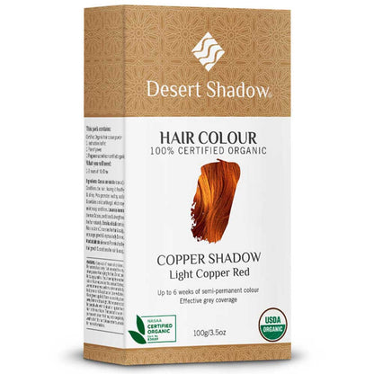 Desert Shadow Organic Hair Dye Copper Shadow - 100g