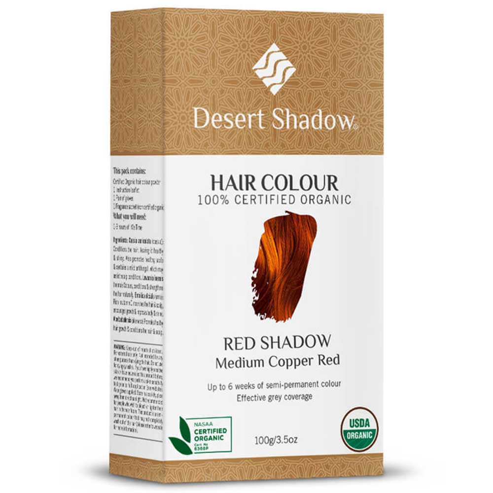 Desert Shadow Organic Hair Dye Red Shadow - 100g