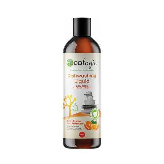 ECOLOGIC Dishwash Liquid Sweet Orange & Clementine - 500ml - L'Organic