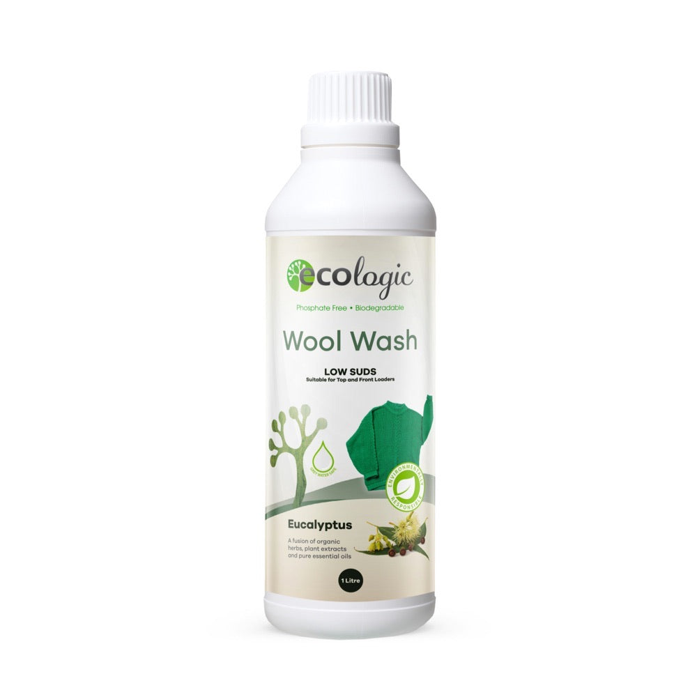 ECOLOGIC Wool Wash Eucalyptus - 1L - L'Organic
