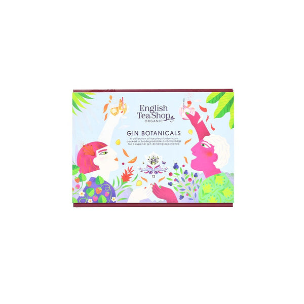 ENGLISH TEA SHOP Gift Pack Gin Botanical 12 Pyramid Tea Bags - L'Organic