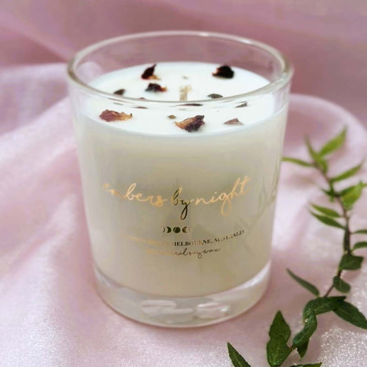 Embers By Night Crystal Infused Candle - Watermelon - L'Organic