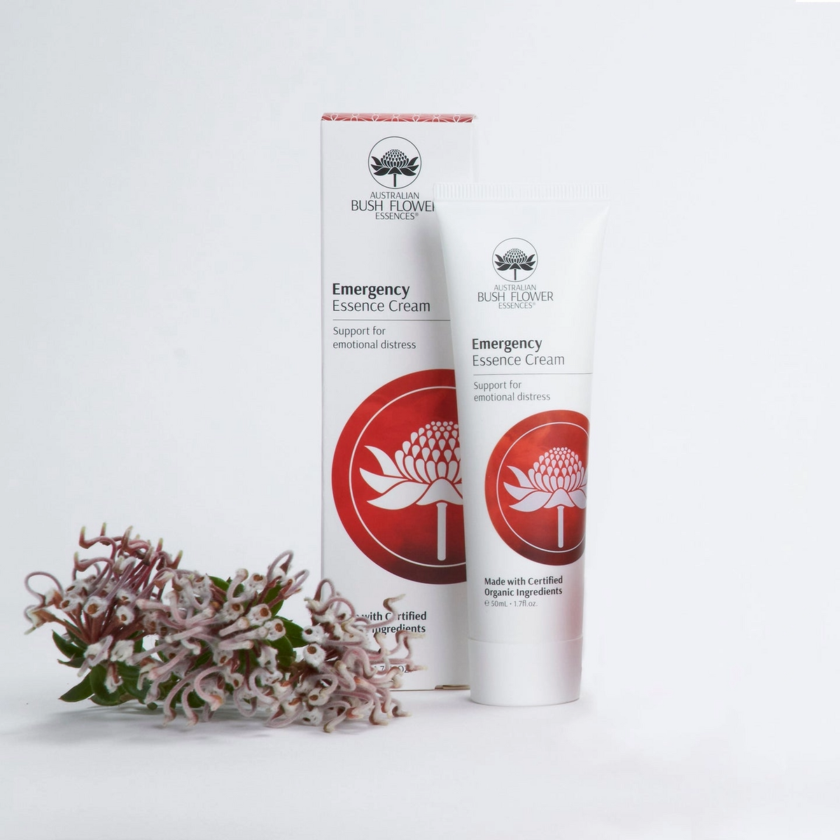Australian Bush Flower Essences Organic Essence Cream - Emergency - 50ml