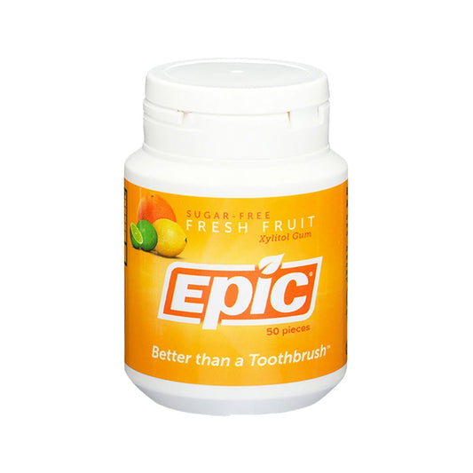 EPIC Xylitol Chewing Gum Fresh Fruit - 50 pieces - L'Organic