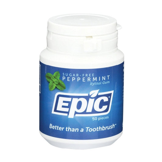 EPIC Xylitol Chewing Gum Peppermint - 50 pieces - L'Organic
