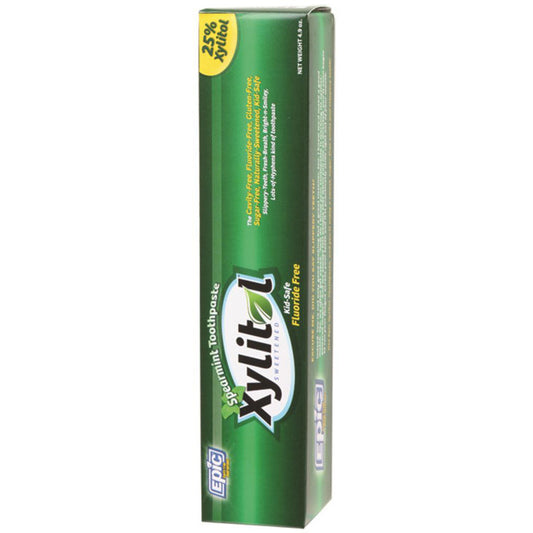 EPIC XylitolSpearmint Toothpaste 4.9oz Non-Fluoride - L'Organic