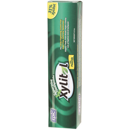 EPIC XylitolSpearmint Toothpaste 4.9oz With Fluoride - L'Organic