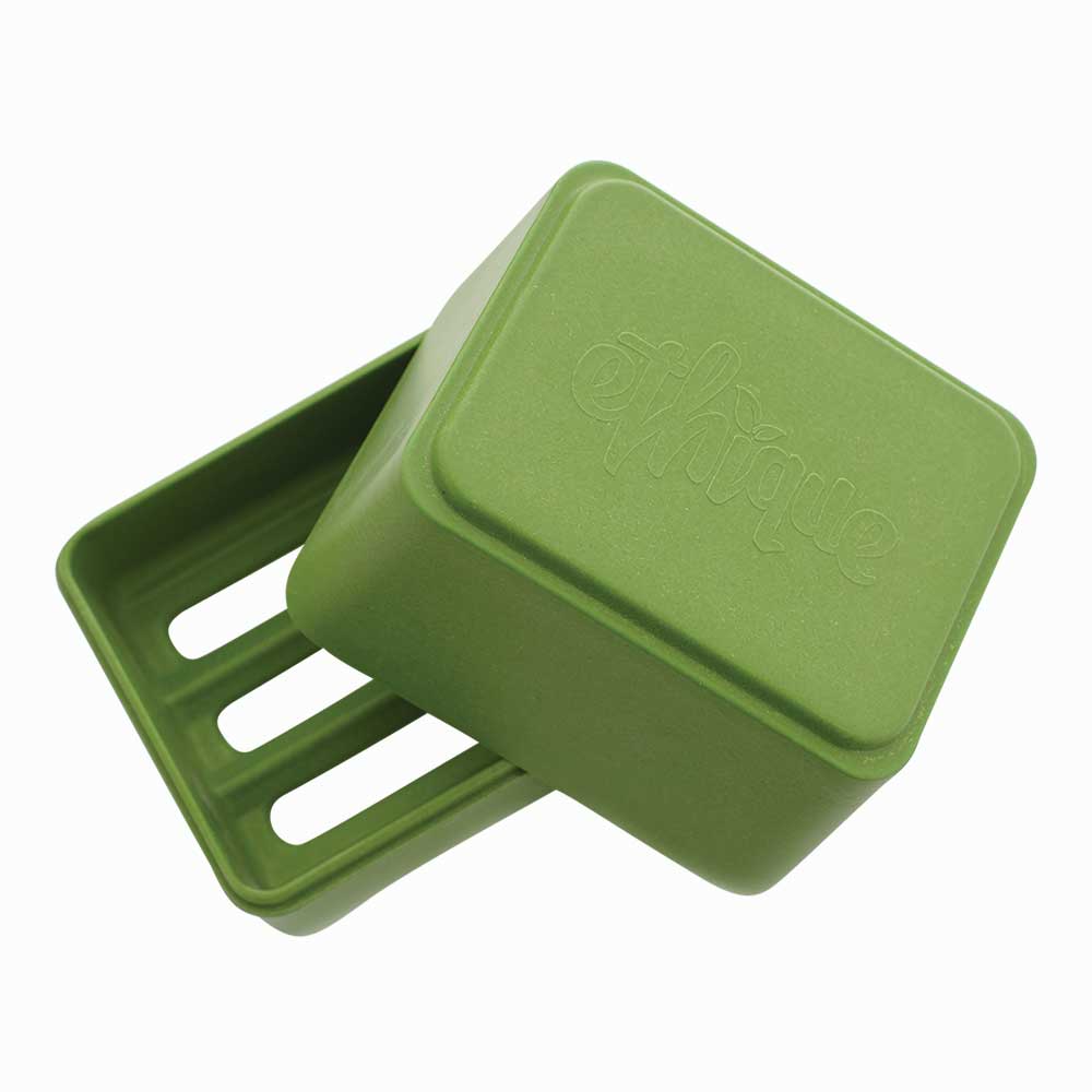 Ethique In Shower Shampoo Bar Container - Green